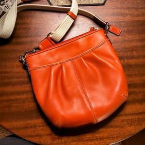 Coach Small Leather Crossbody w/Adjustable Strap